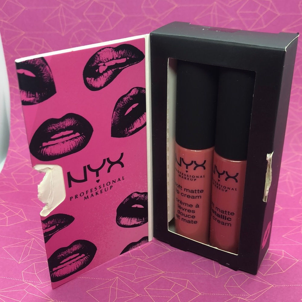 NWT NYX Makeup Mini Matte Gloss (2) Pack